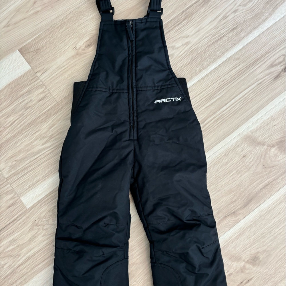 Arctix Kids Ski Snow Pants Bib Overalls 24 months Insulated Black EUC
